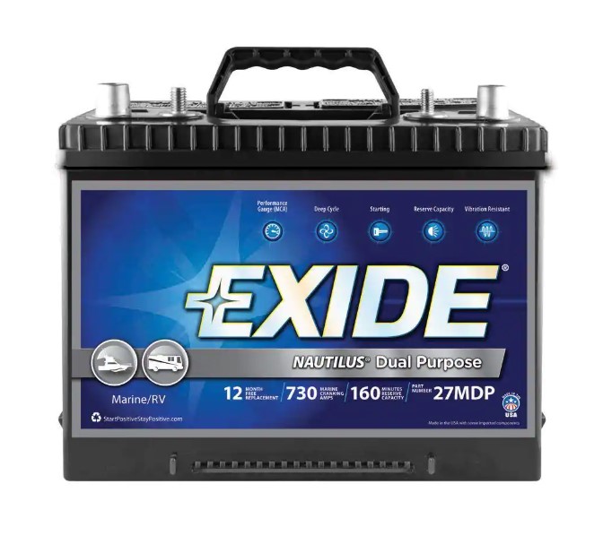Dual purpose deals marine battery