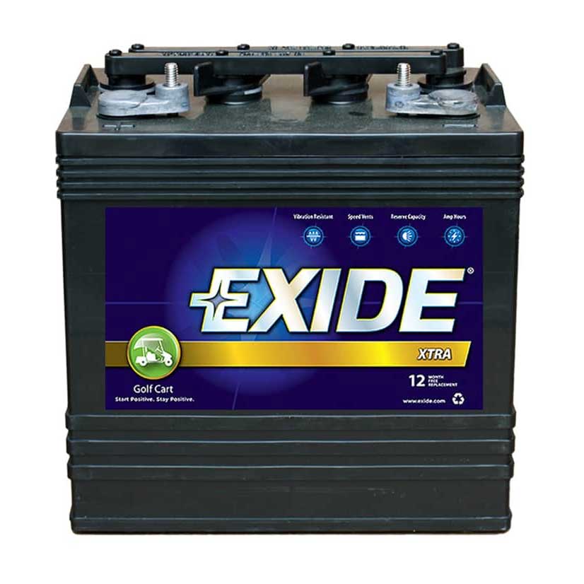 Exide Golf Cart & Electric Vehicle Group GC2 GC-135-EX Battery